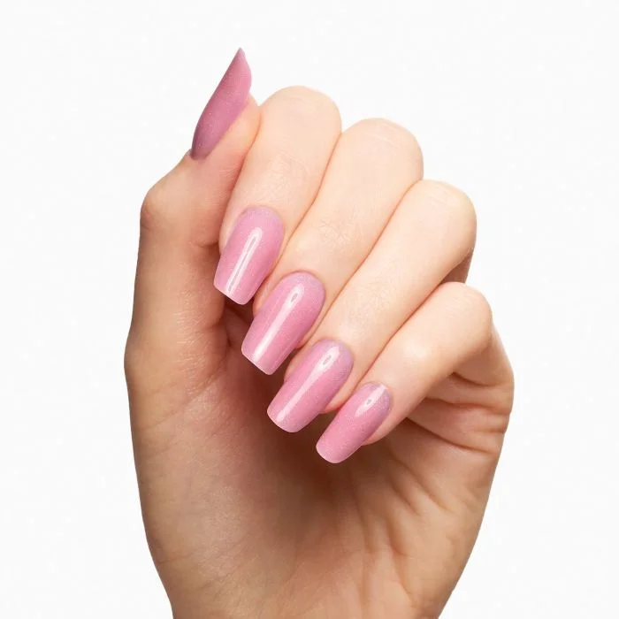 Acrygel® Diamond Candy 60 ml - Acrylic Gel Warm Vivid Pink with Fine Silver Micro-glitter - detail 3