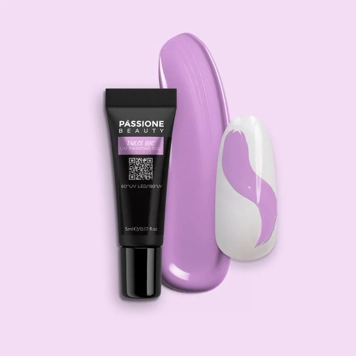 Dulce Lilac UV Painting Gel - Dulce Lilac UV paint gel lilas pastel
