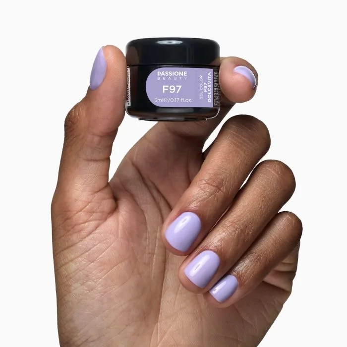Gel Colour F97 Dolcevita - Pastellilac grey Self-sealing UV Gel Colour - detail 3