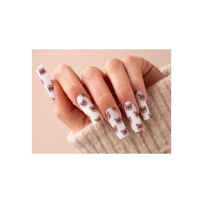 Teddy nails | Nail art con osito