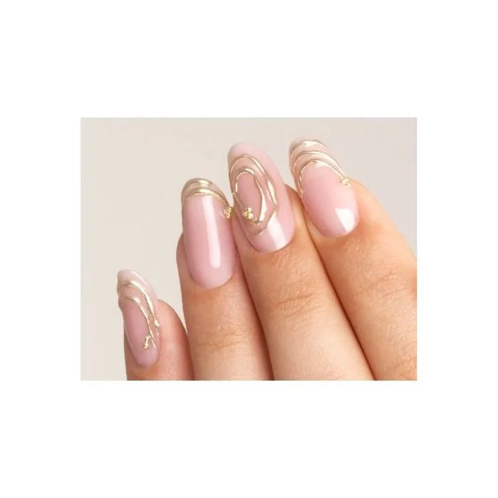 Chrome Gold | 3D Nägel