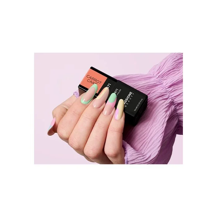 Wave Pastel Nails | Uñas pastel