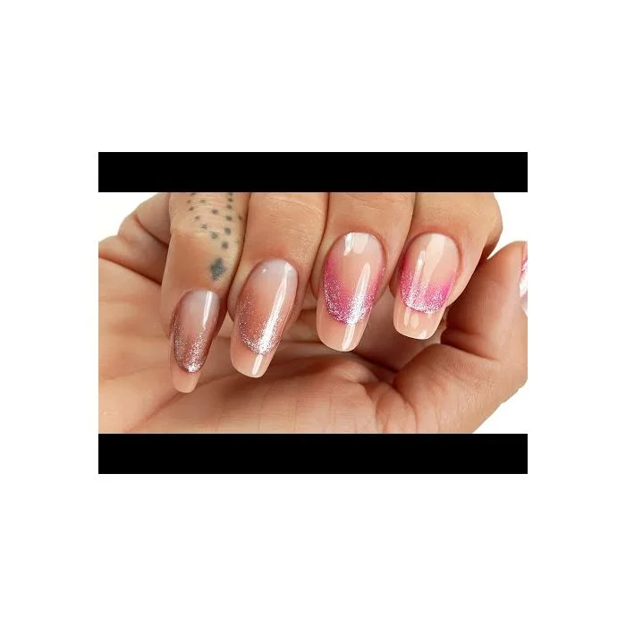 Midnight Sun French | Glitter Fade French