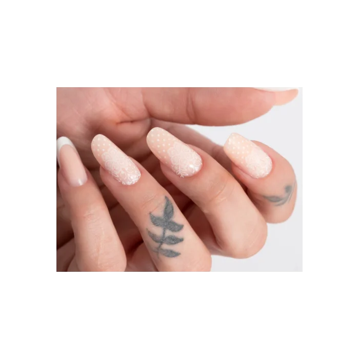 White Lace Nails | Nail Art Spitze 