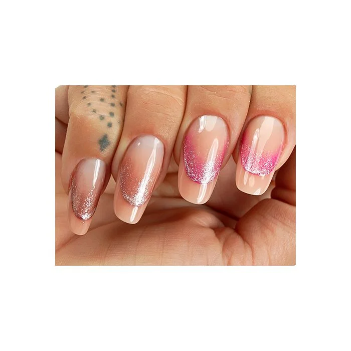 Midnight Sun French | Glitter Fade French