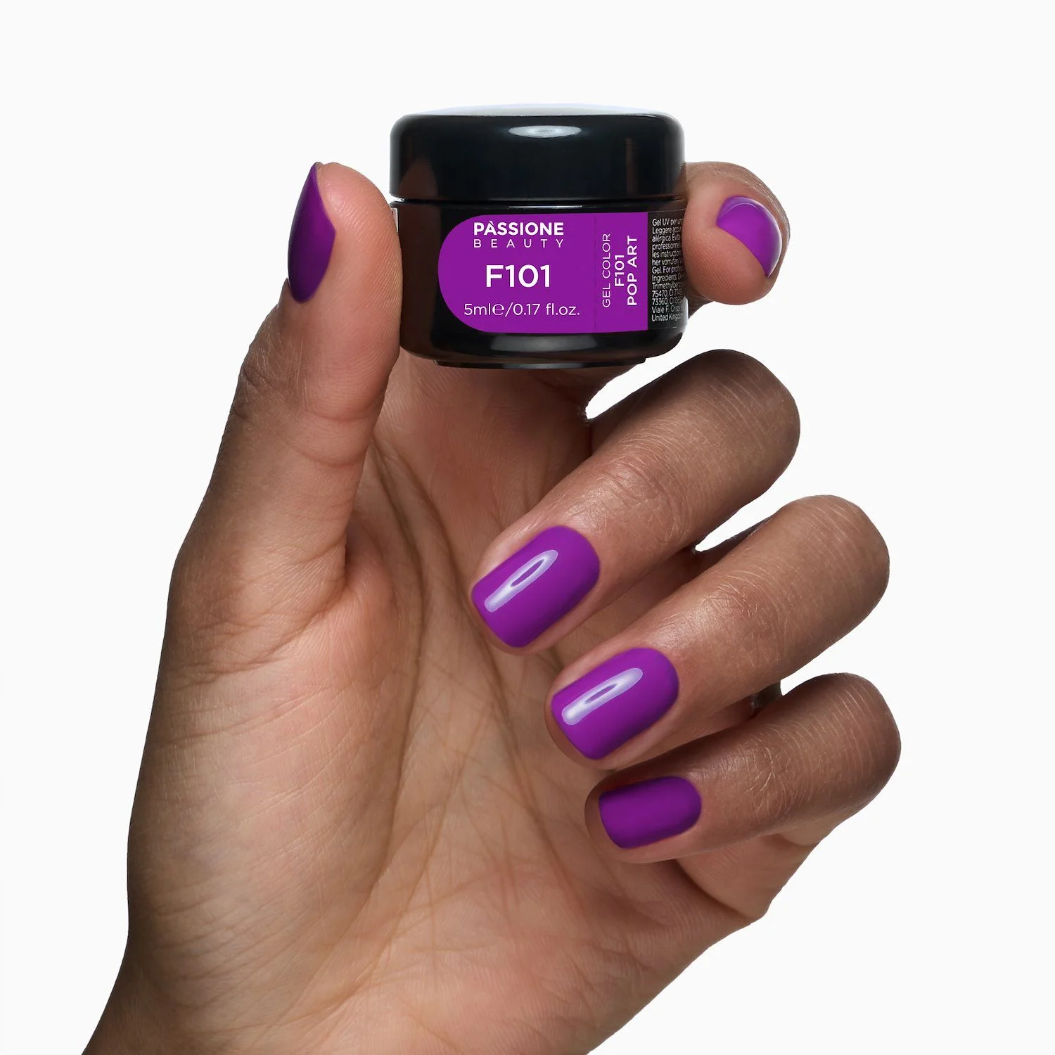 Gel Color F101 Pop Art - Gel Color autosigillante viola acceso - dettaglio 1