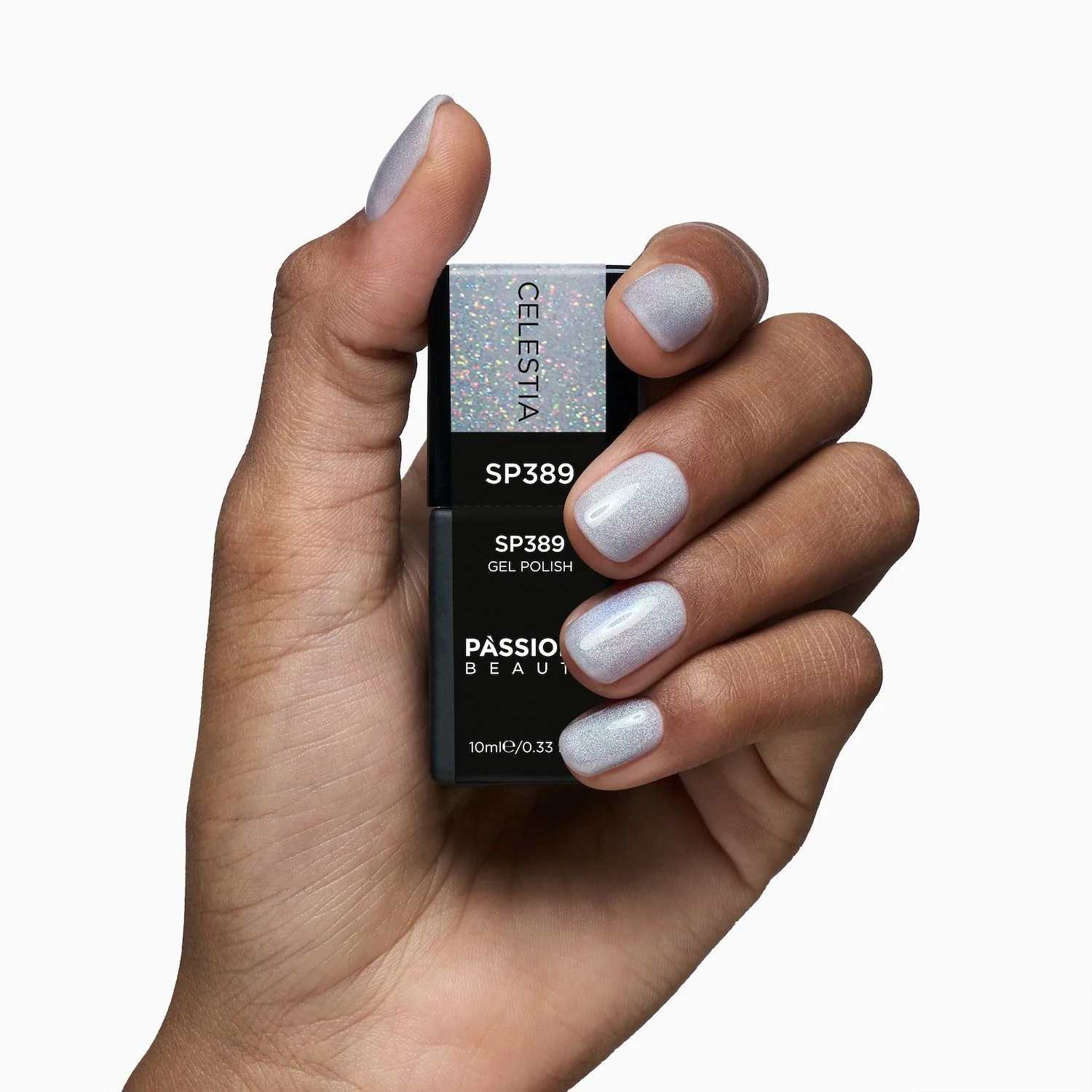 UV-Nagellack SP389 Celestia - UV-Nagellack Hellblau Cat-Eye-Effekt - Detail 1
