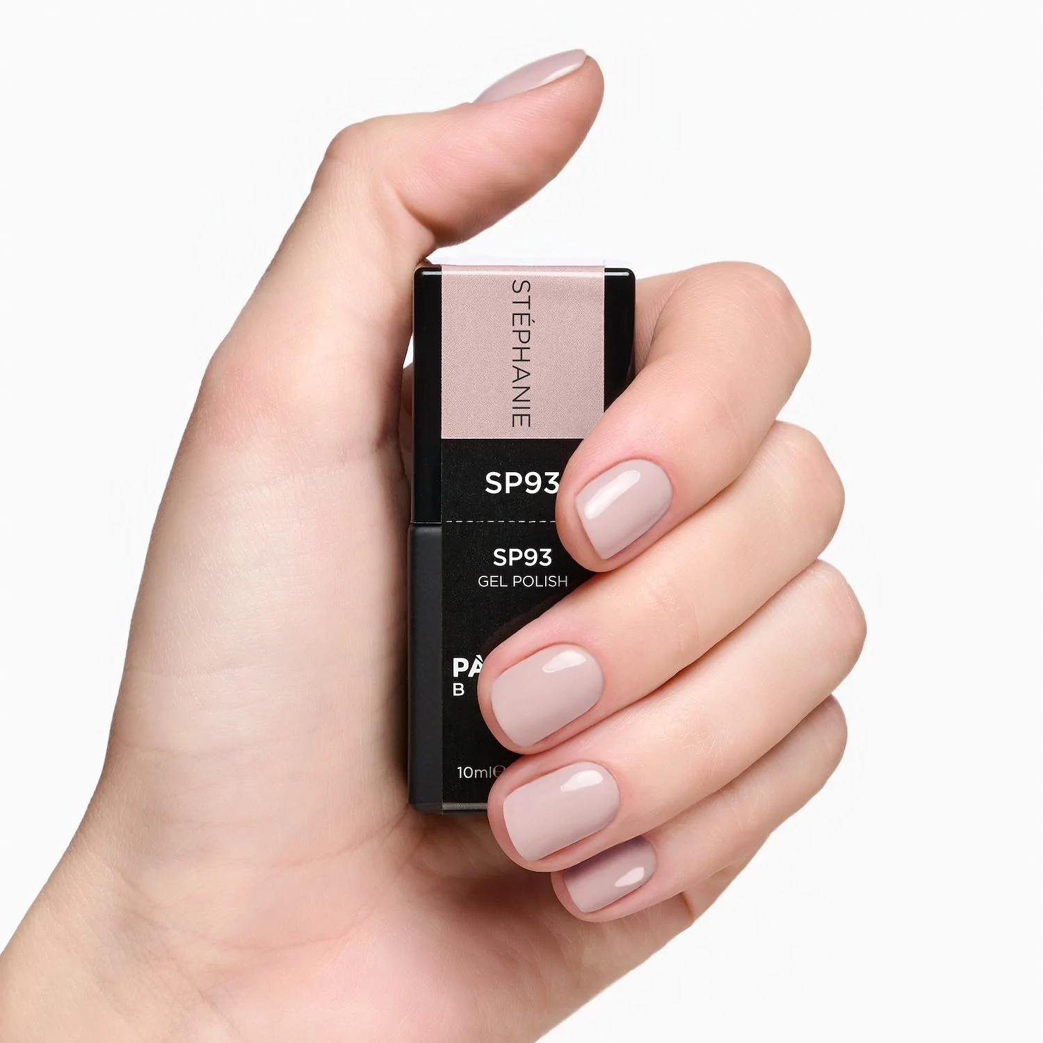 Vernis semi-permanent VS93 Stéphanie - Vernis semi-permanent rose clair naturel - détail 1