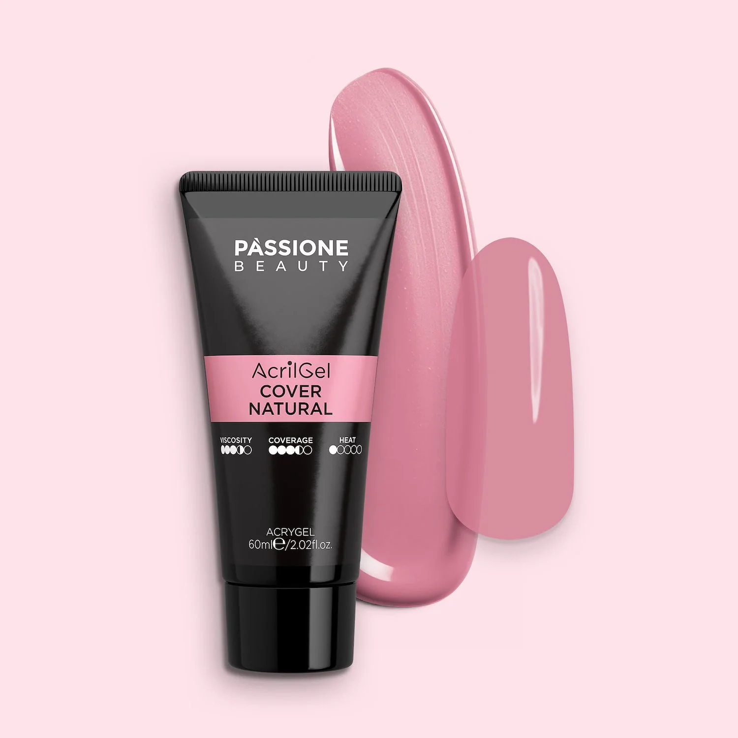 Acrygel® Cover Natural 60 ml - Acrylic Gel Cool Antique Pink, Medium Coverage