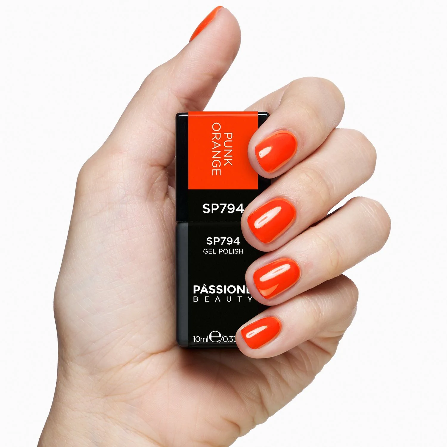Esmalte semipermanente SP794 Punk Orange - Esmalte semipermanente naranja flúor - detalle 1