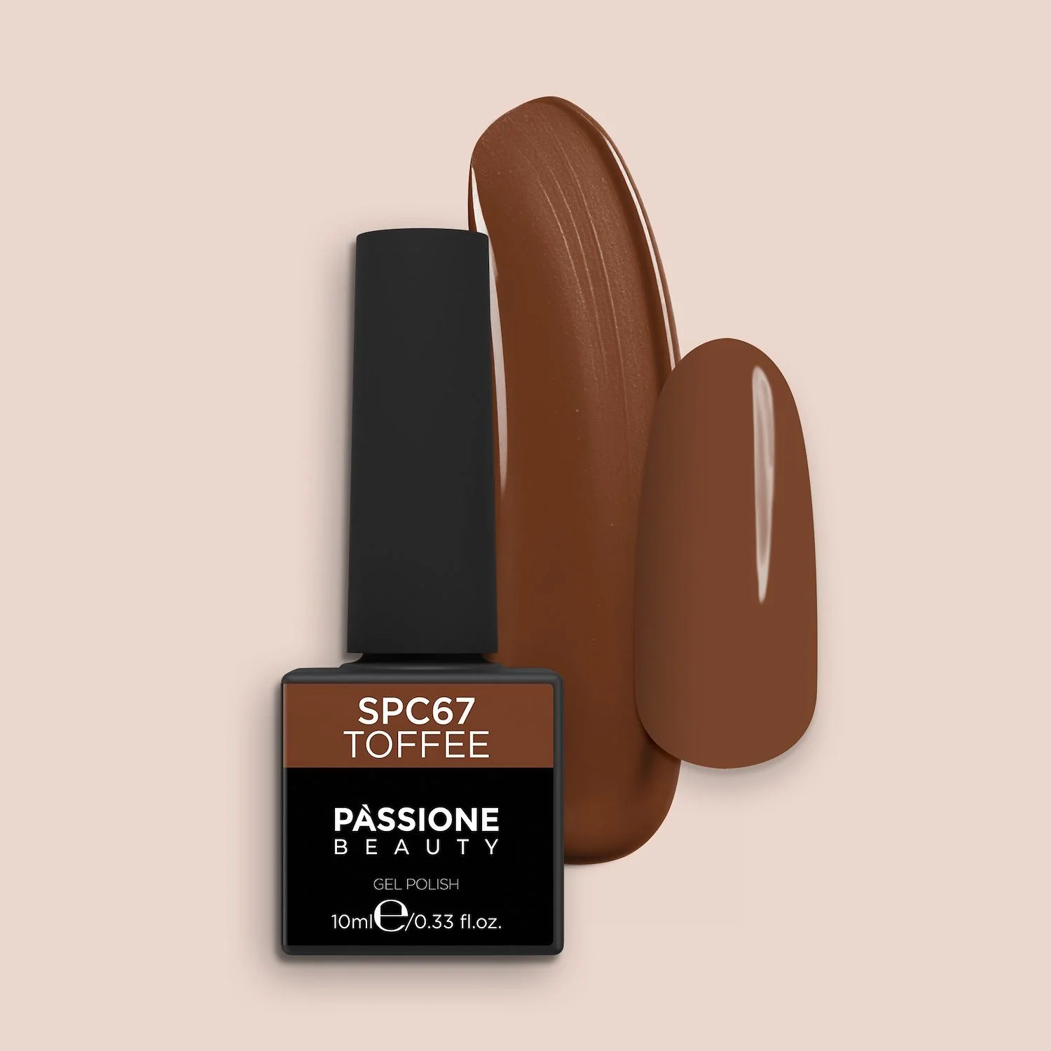 UV Nagellack SNC67 Toffee - UV Nagellack in Karamellbraun