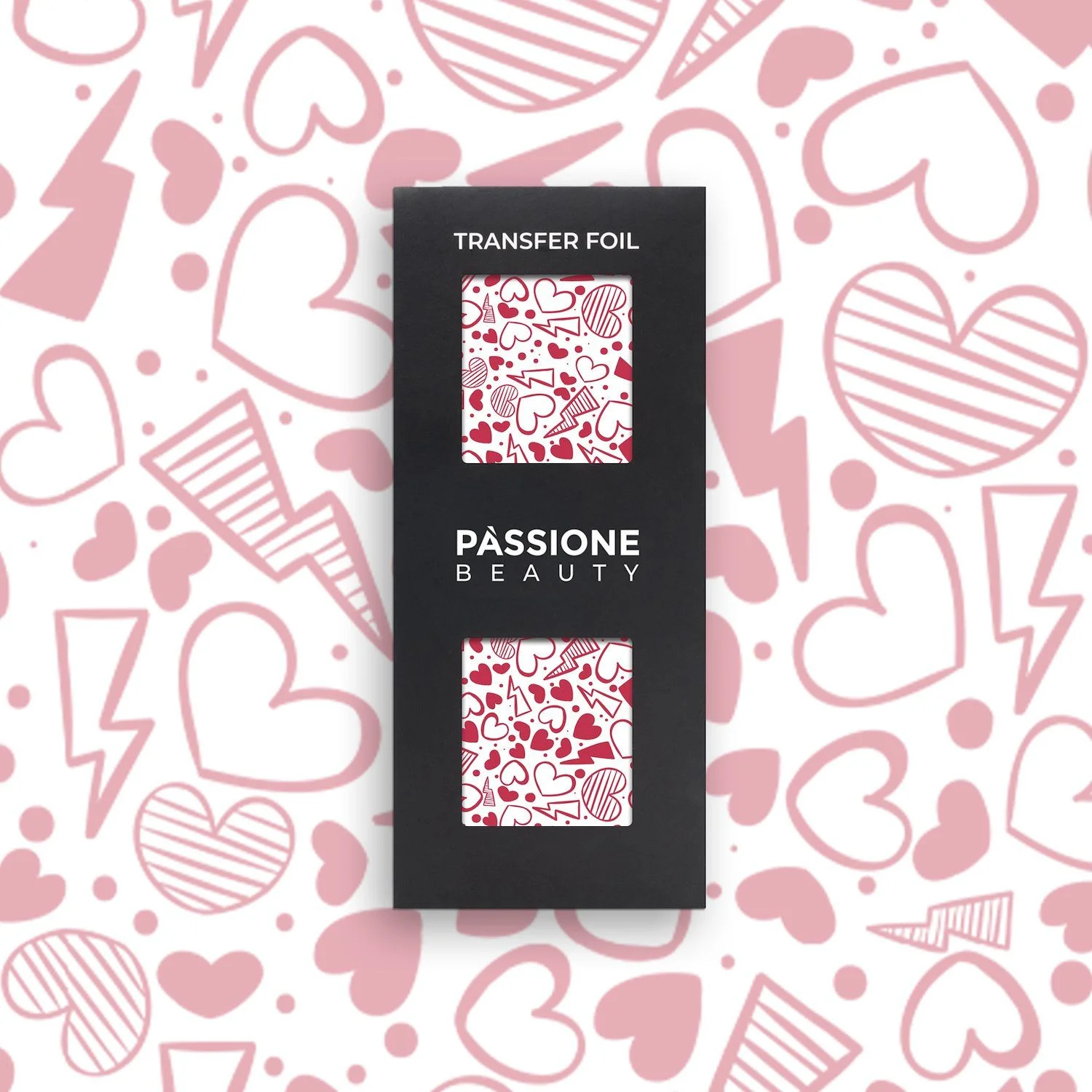 Valentine - Transfer Foil - Transfer Foil pour décoration des ongles - thème Saint-Valentin