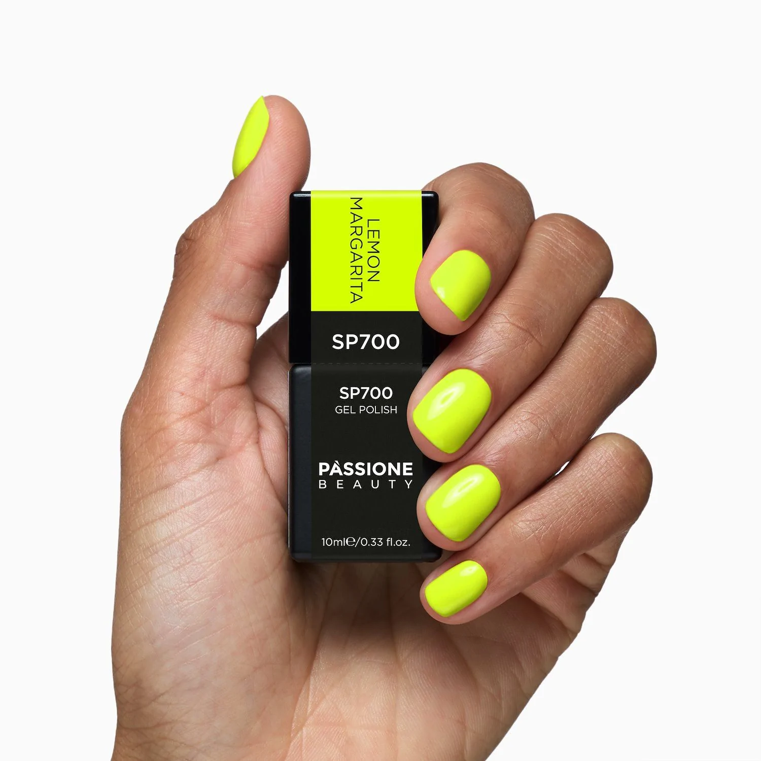 Gel Nail Polish SP700 Lemon Margarita - Fluorescent Yellow Gel Polish - detail 1