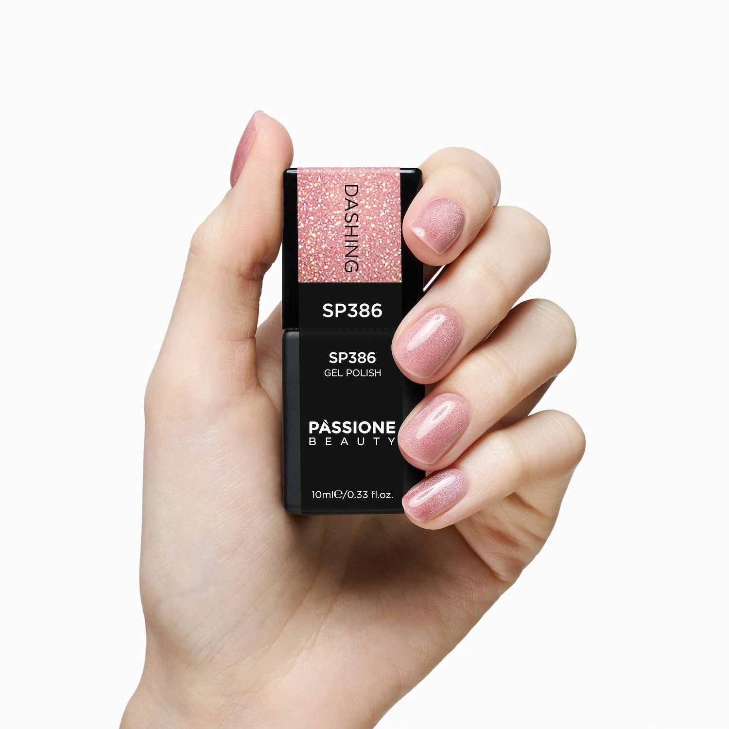 UV-Nagellack SP386 Dashing - UV-Nagellack Rosa Cat-Eye-Effekt - Detail 1