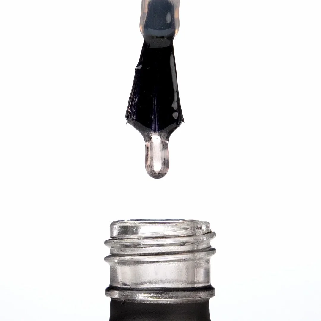 Application of HD Fiber Base Crystal Rose 15 ml