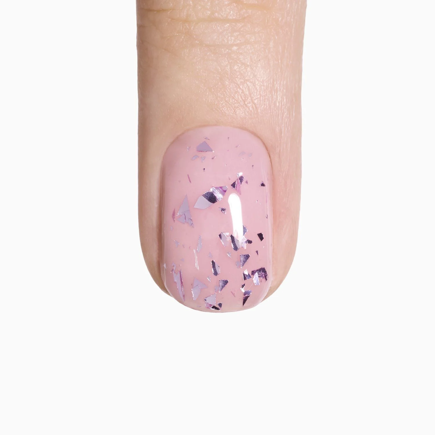 Pinky Flakes Top 10 ml - Finish senza dispersione con flakes  - dettaglio 1