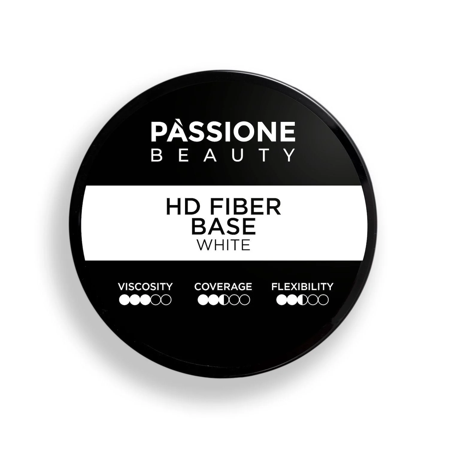 HD Fiber Base White 50 ml - UV-Nagellack-Basis Milchweiß 50 ml - Detail 1