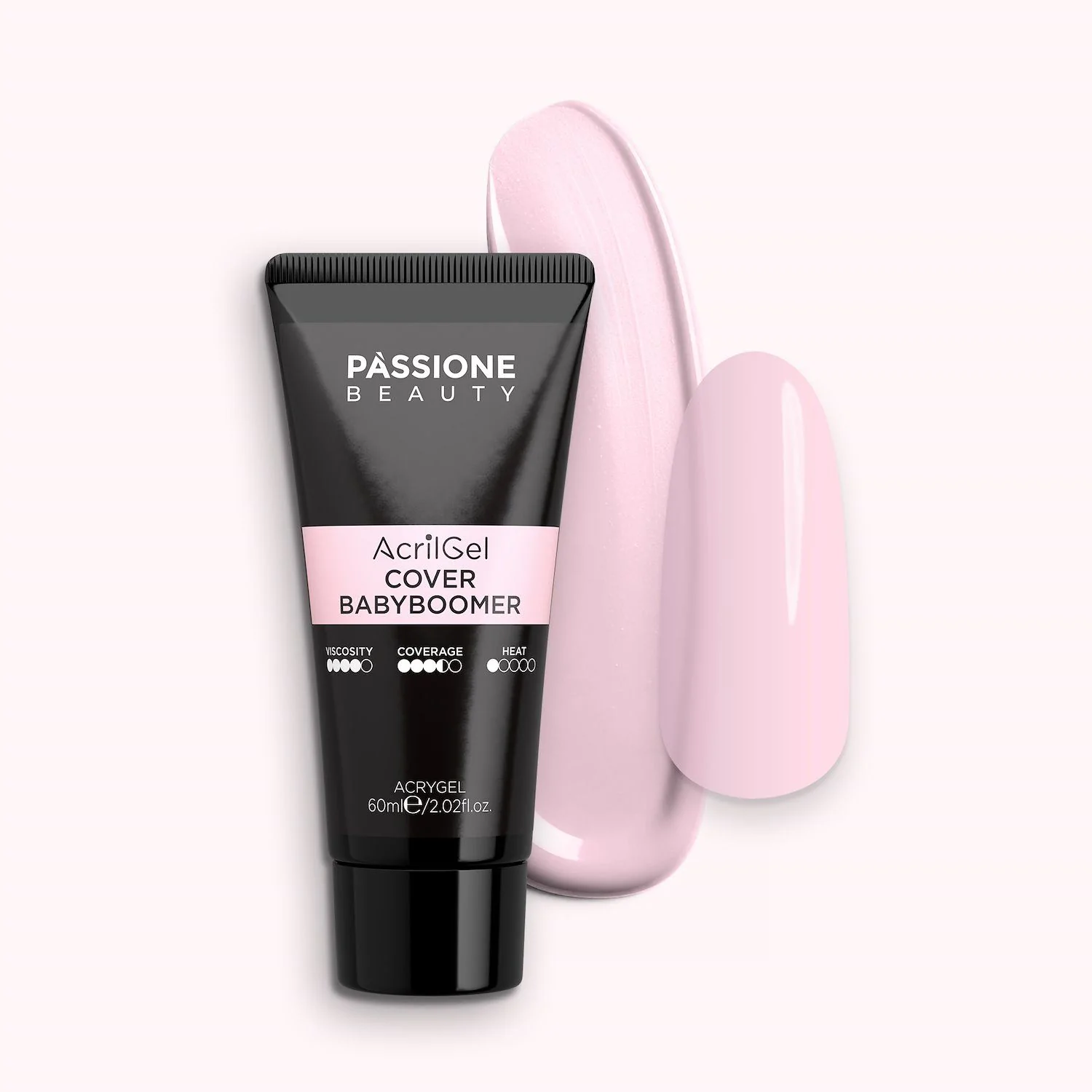 AcrilGel® Cover Babyboomer 60 ml  - Gel-Acrilico rosa chiaro freddo e coprente
