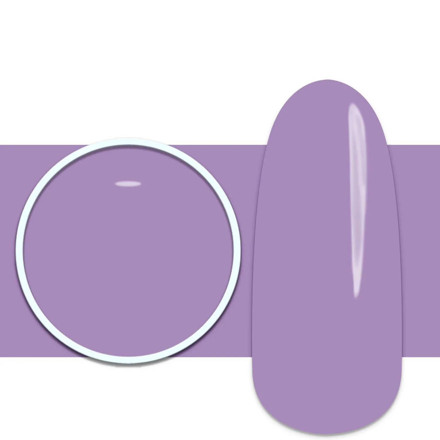 Gel colour A120 Memories - Delicate purple gel colour