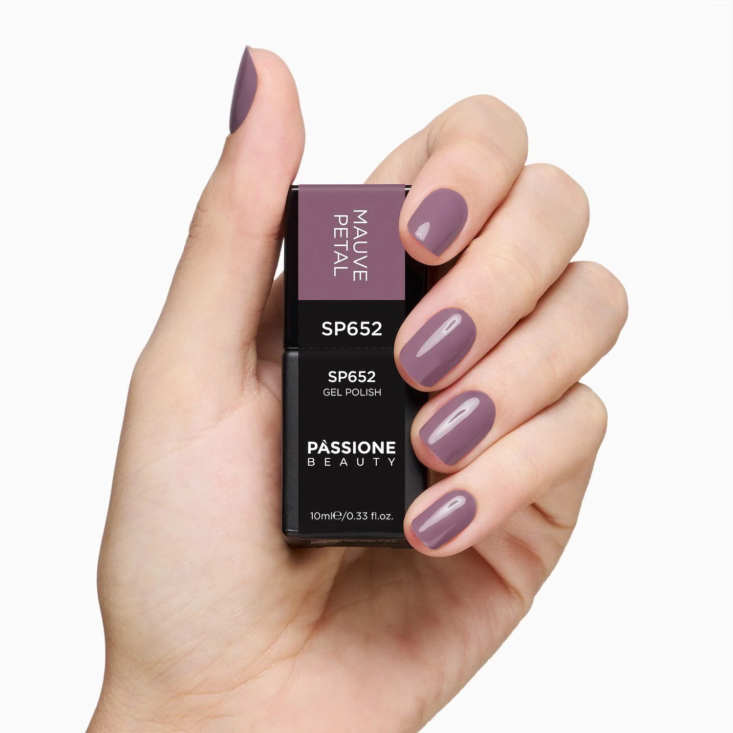 Vernis semi-permanent SP652 Mauve Petal - Vernis semi-permanent mauve taupe - détail 2