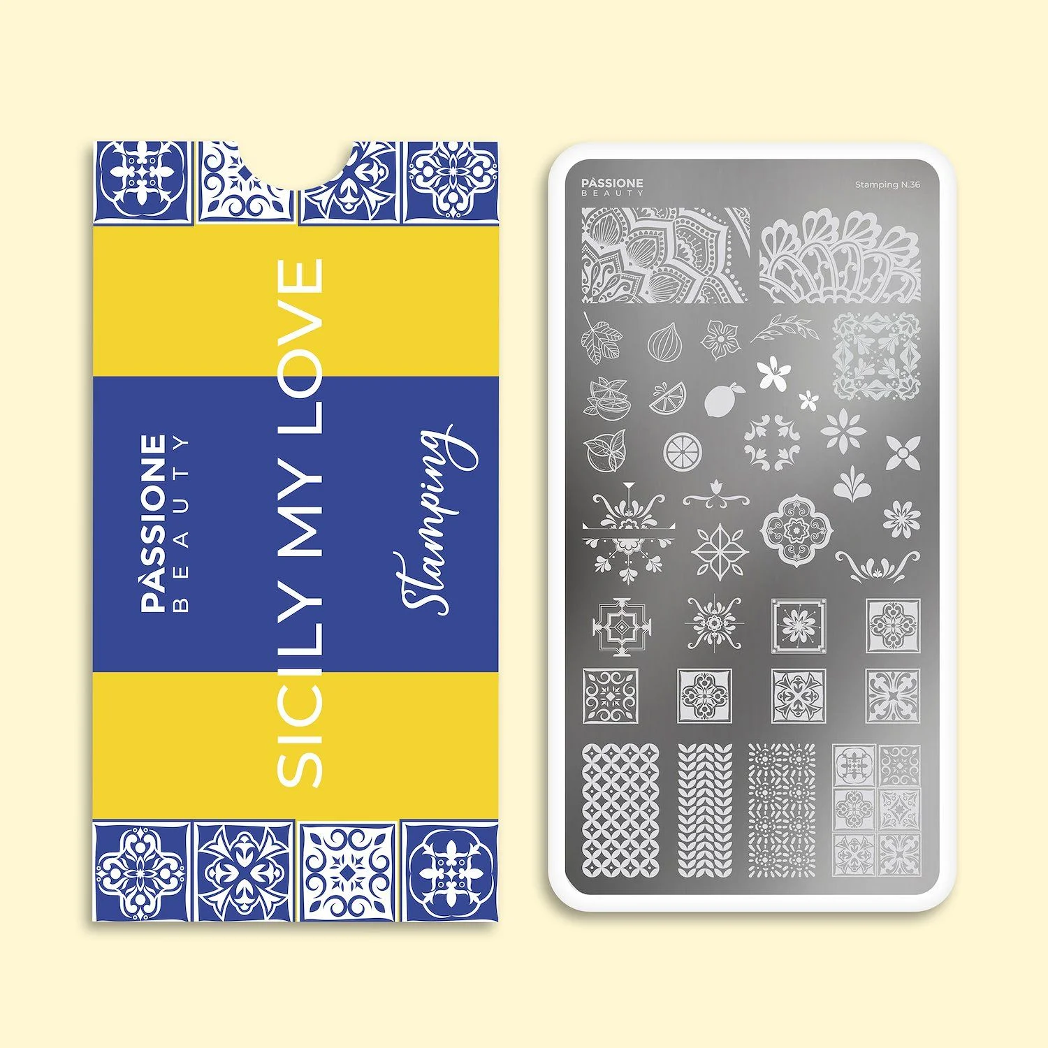 Sicily My Love - Piastra Stamping - Piastra per stamping con decorazioni Sicule