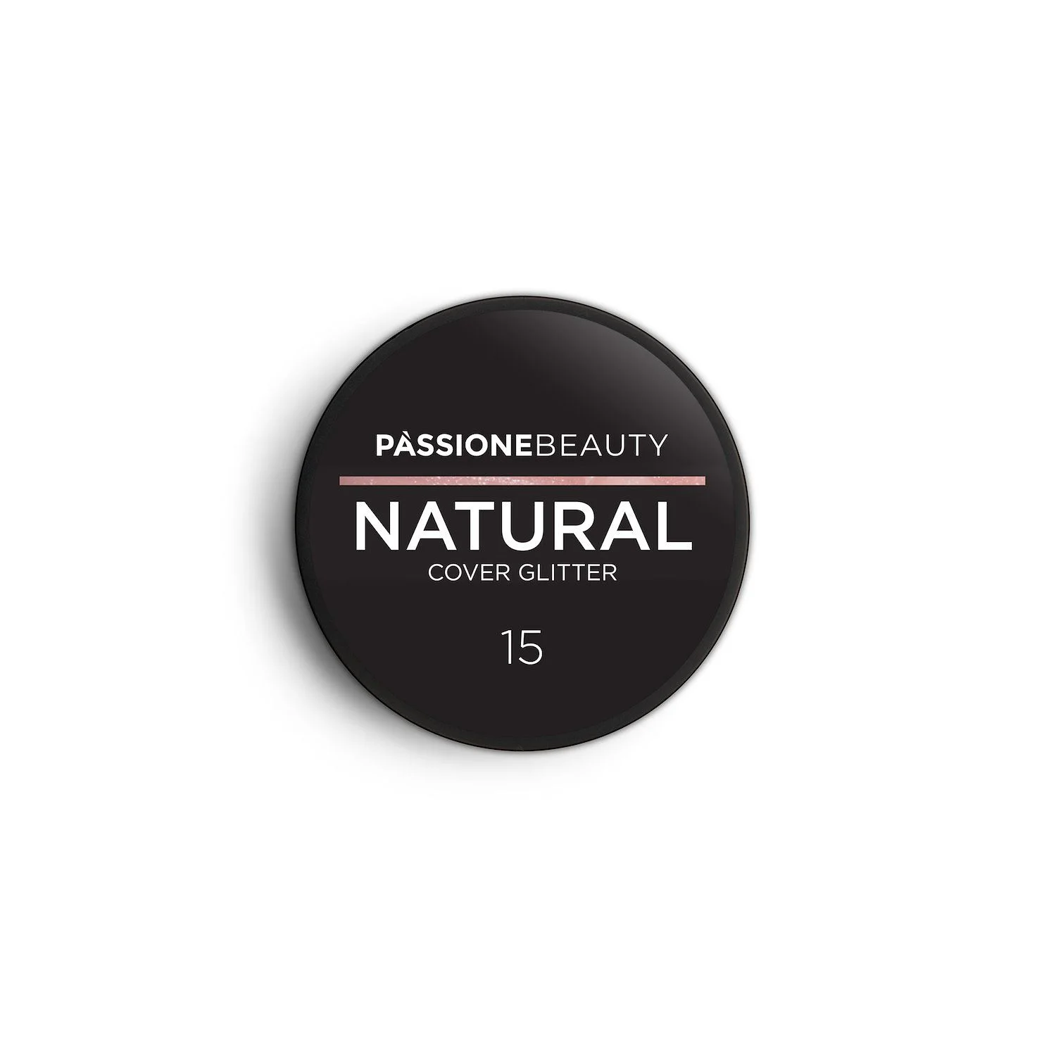 Cover Glitter Natural 15 ml - Gel cover auto-égalisant rose naturel - détail 1