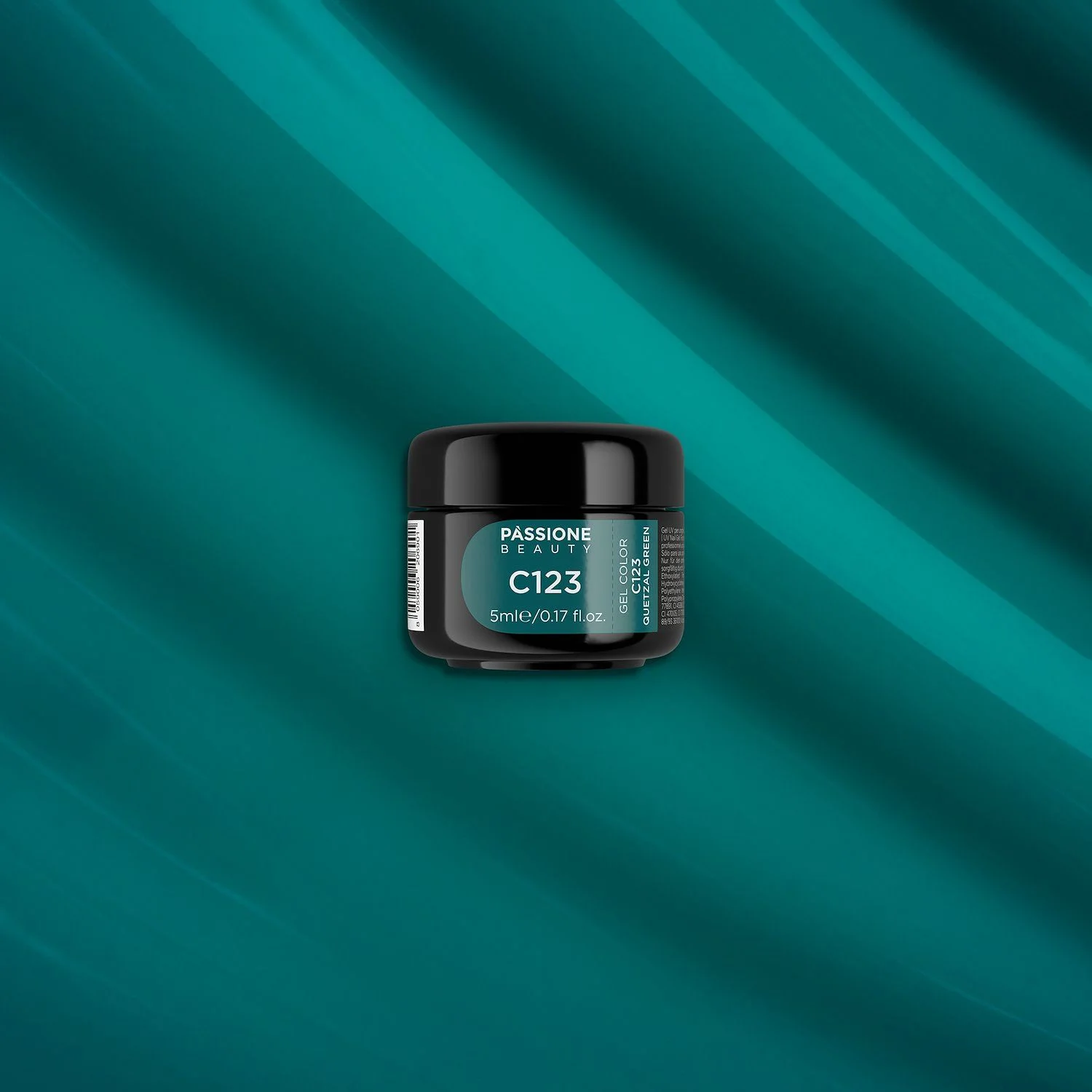 Gel Color C123 Quetzal Green - Gel color rosa pastel - detalle 1
