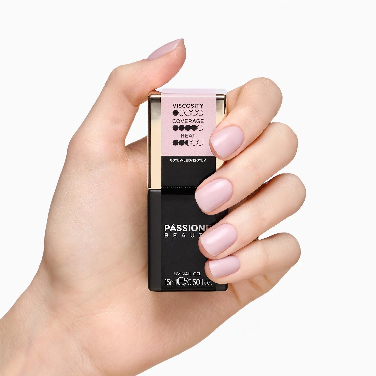 GELNIUS® Cool Pink 15 ml - Gel constructor 2 en 1 de baja viscosidad rosa frío - detalle 1