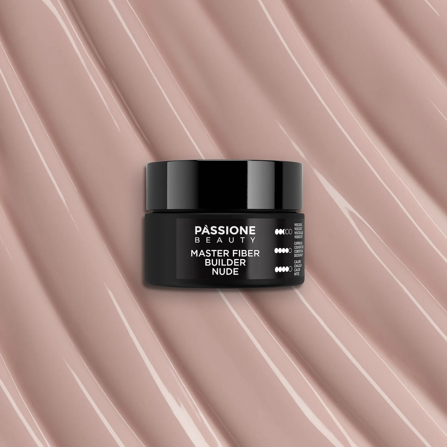 Master Fiber Builder Nude 15 ml - Gel costruttore autolivellante nude con fibre di vetro - dettaglio 2