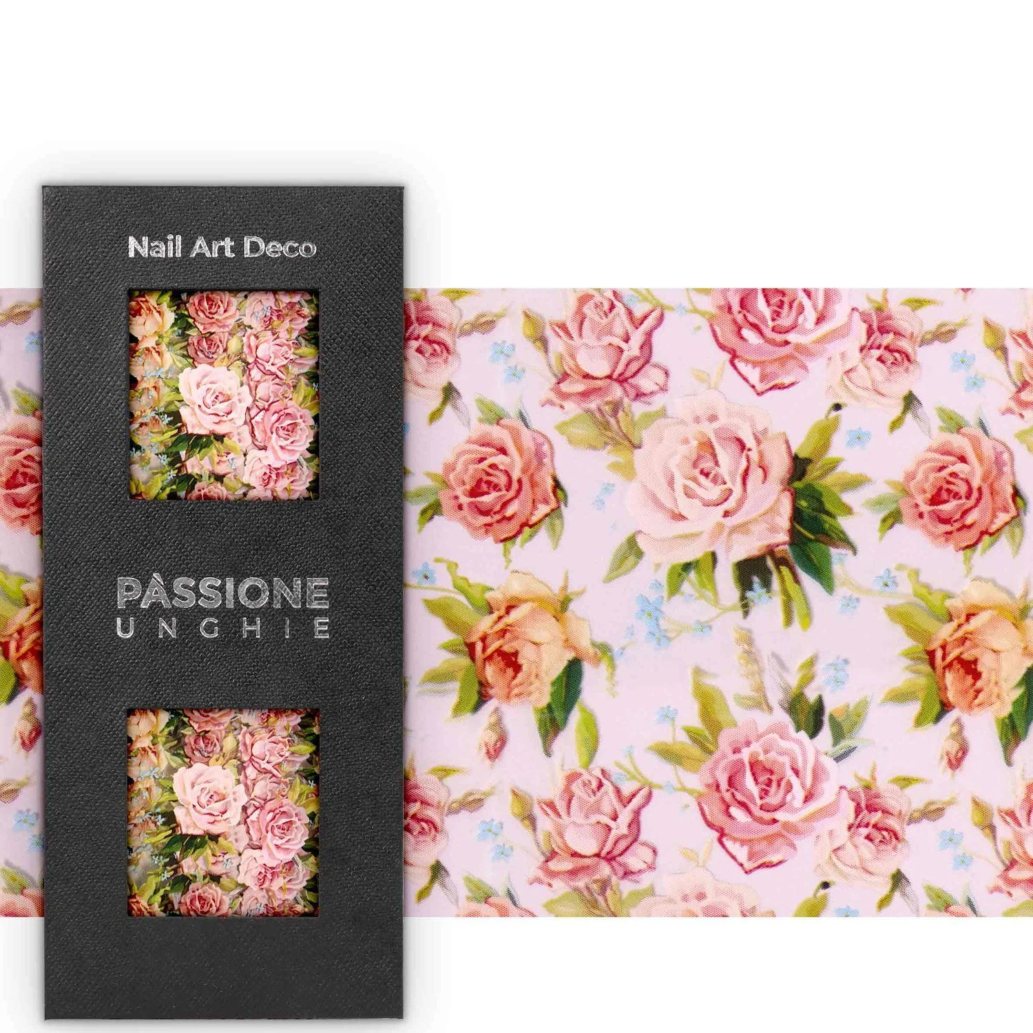 Bucolic Flowers - Transfer Foil - Nail Transfer Foil - flowers in soft colours