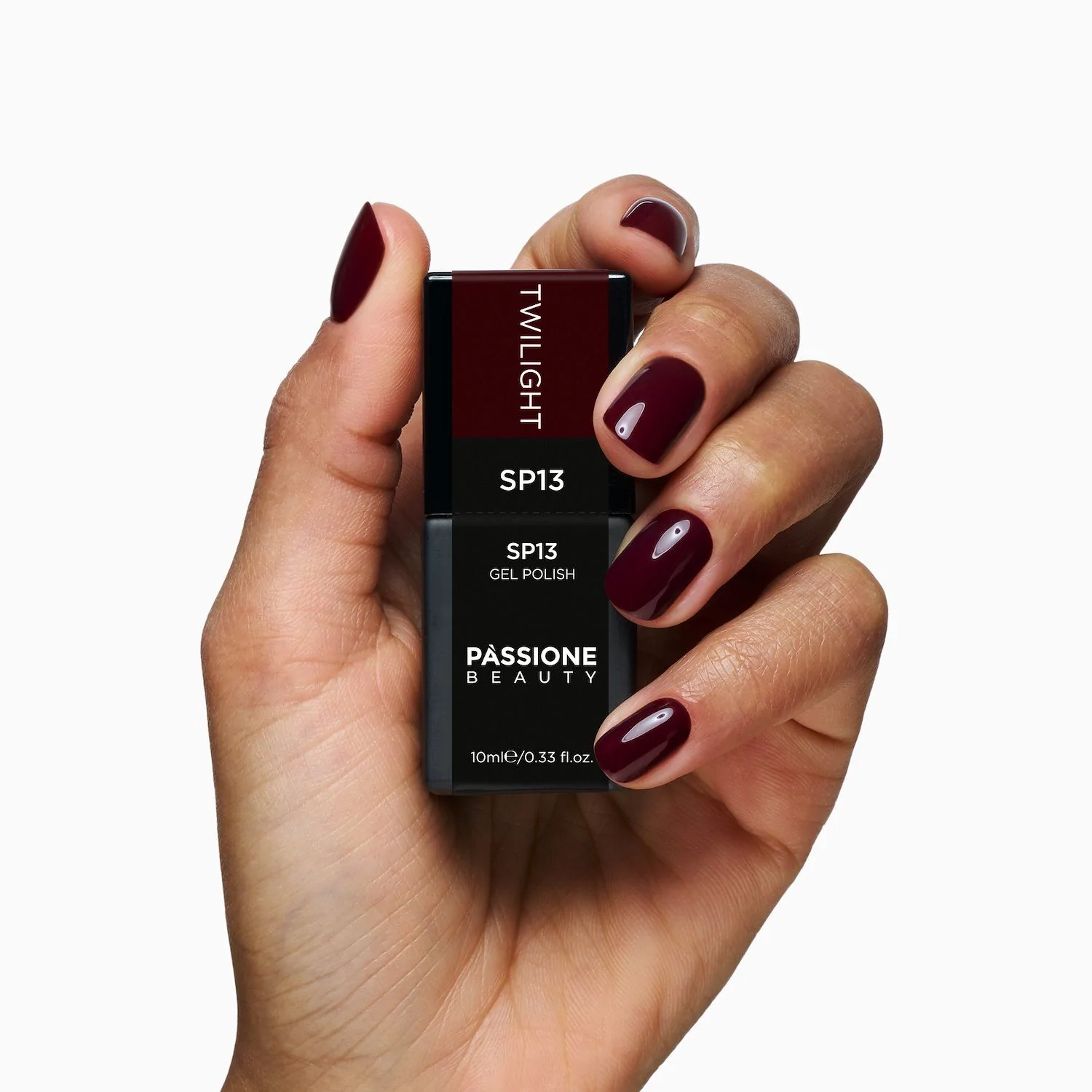 Gel Nail Polish SP13 Twilight - Self-sealing purple gel polish - detail 1