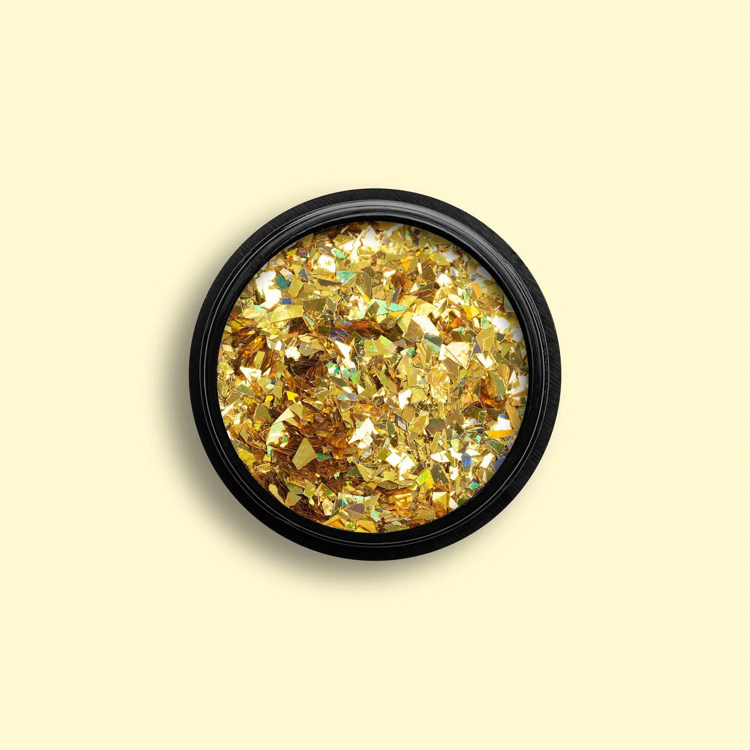 Gold Mirror Flakes-2gr - Golden flake glitter for nail decoration