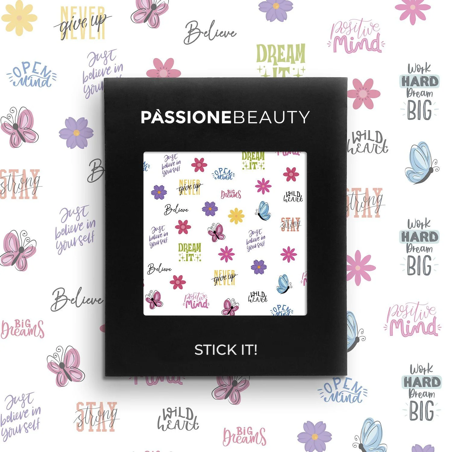 Believe - Nail Stickers - Motivational Phrases Themed Nail Stickers