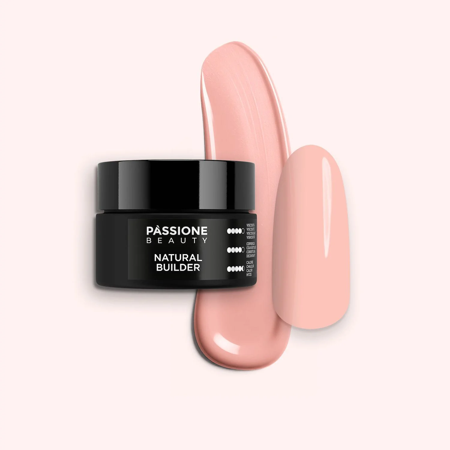 Natural Builder 15 ml - Gel de construction tissotropique rose nude à haute viscosité
