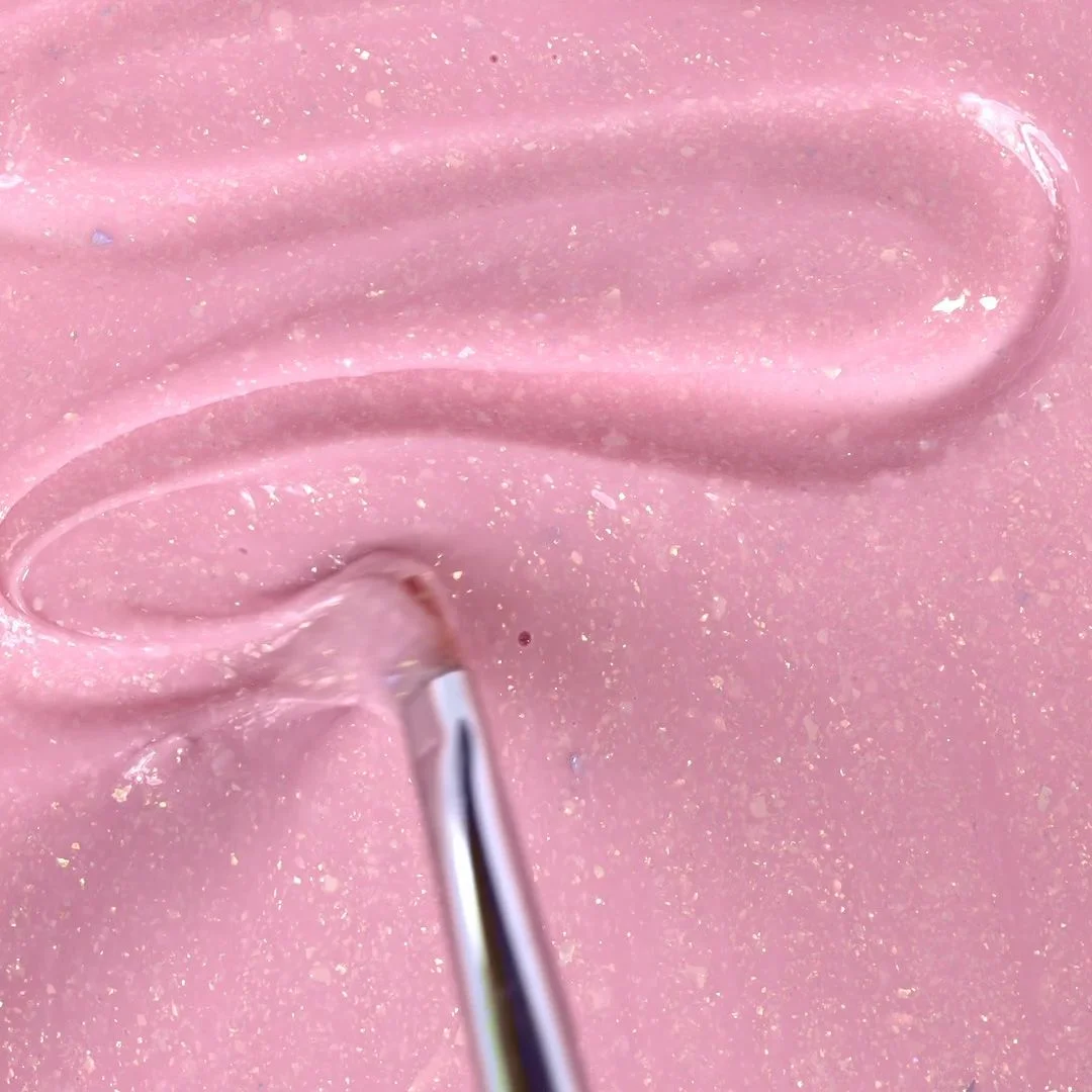 Application de Marble Pink Flakes 15 ml