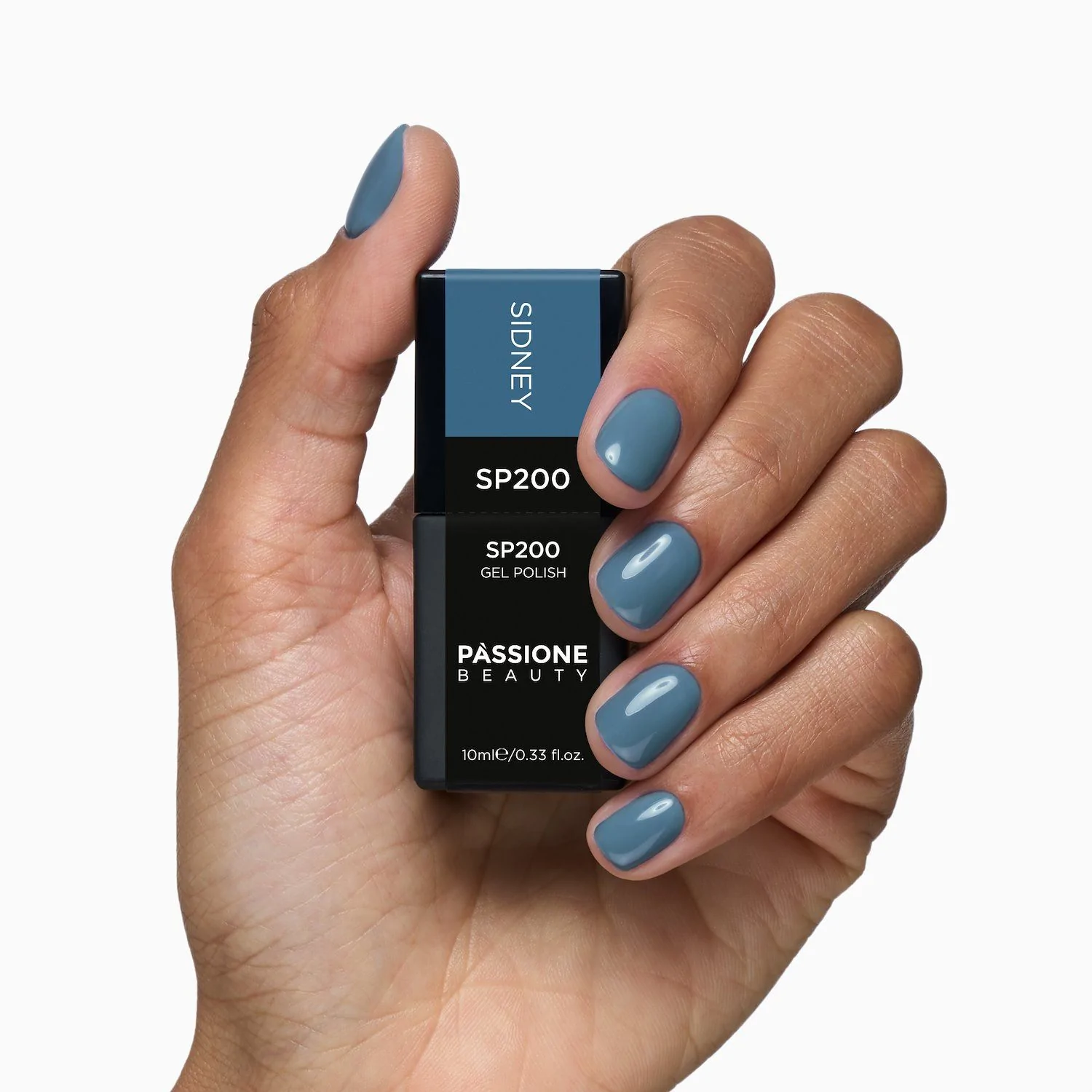 Gel Nail Polish GP200 Sidney  - Grey/Light Blue Gel Polish - detail 1