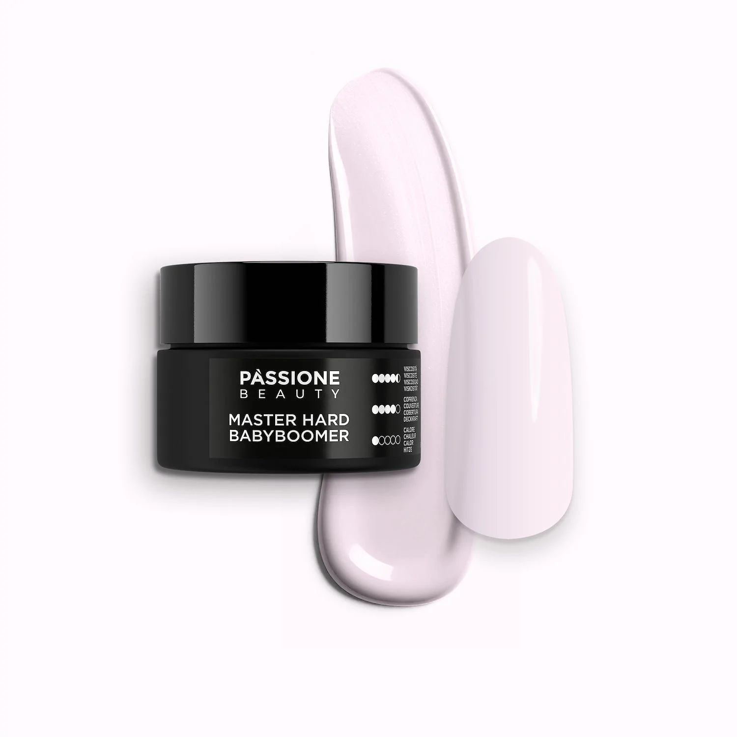 Master Hard Babyboomer 15 ml - Gel costruttore autolivellante rosa chiarissimo coprente