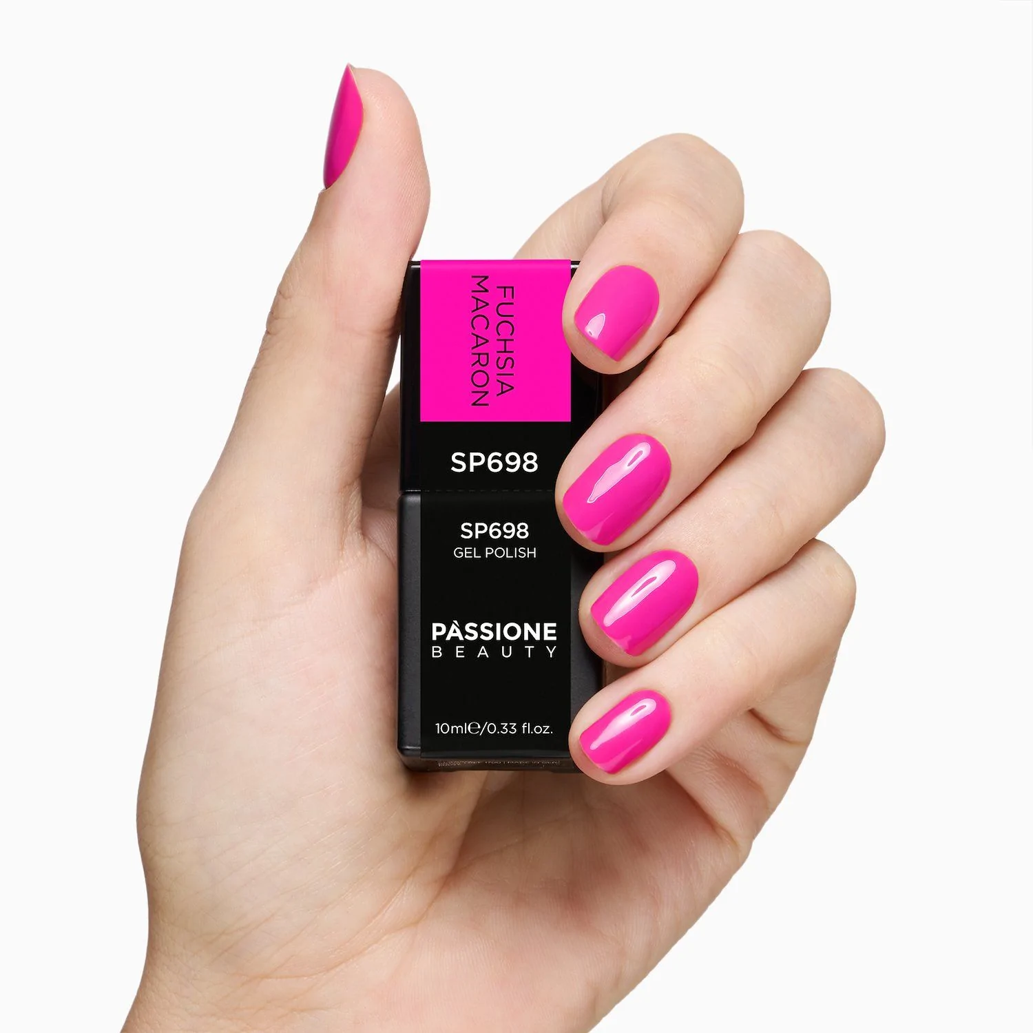 Vernis semi-permanent SP698 Fuchsia Macaron - Vernis semi-permanent fuchsia - détail 2