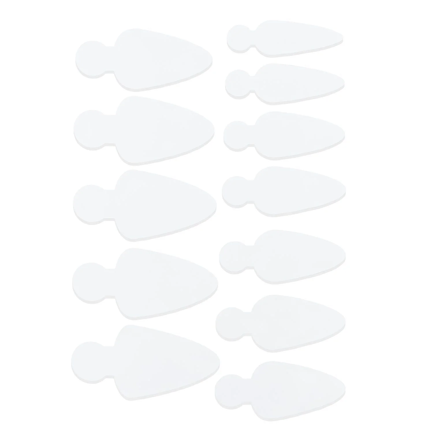 French Stickers per Dual Form Almond - Adesivi in silicone per Dual Form mandorla - dettaglio 1