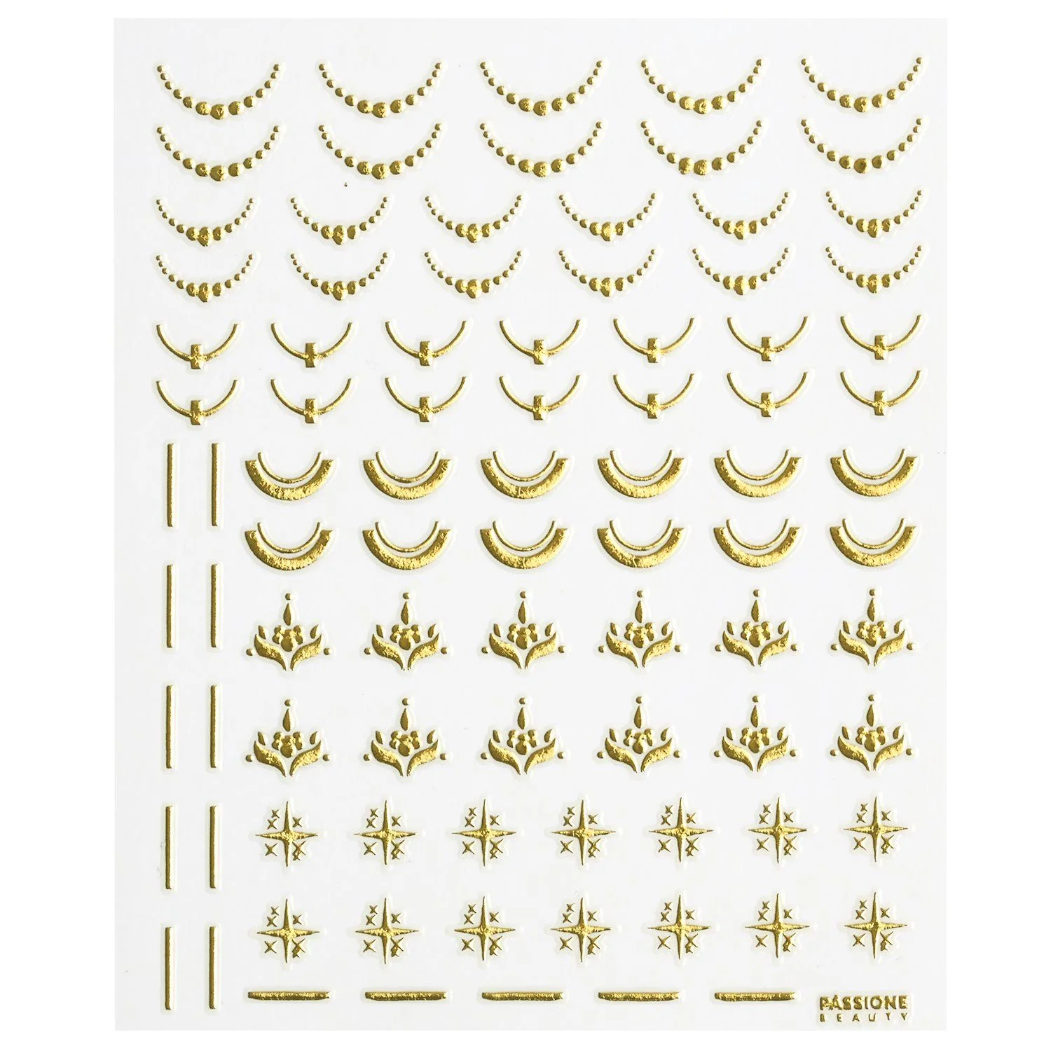 Midnight Chrome – Stickers/Autocollants - Autocollant pour ongles, thème Portofino - détail 1