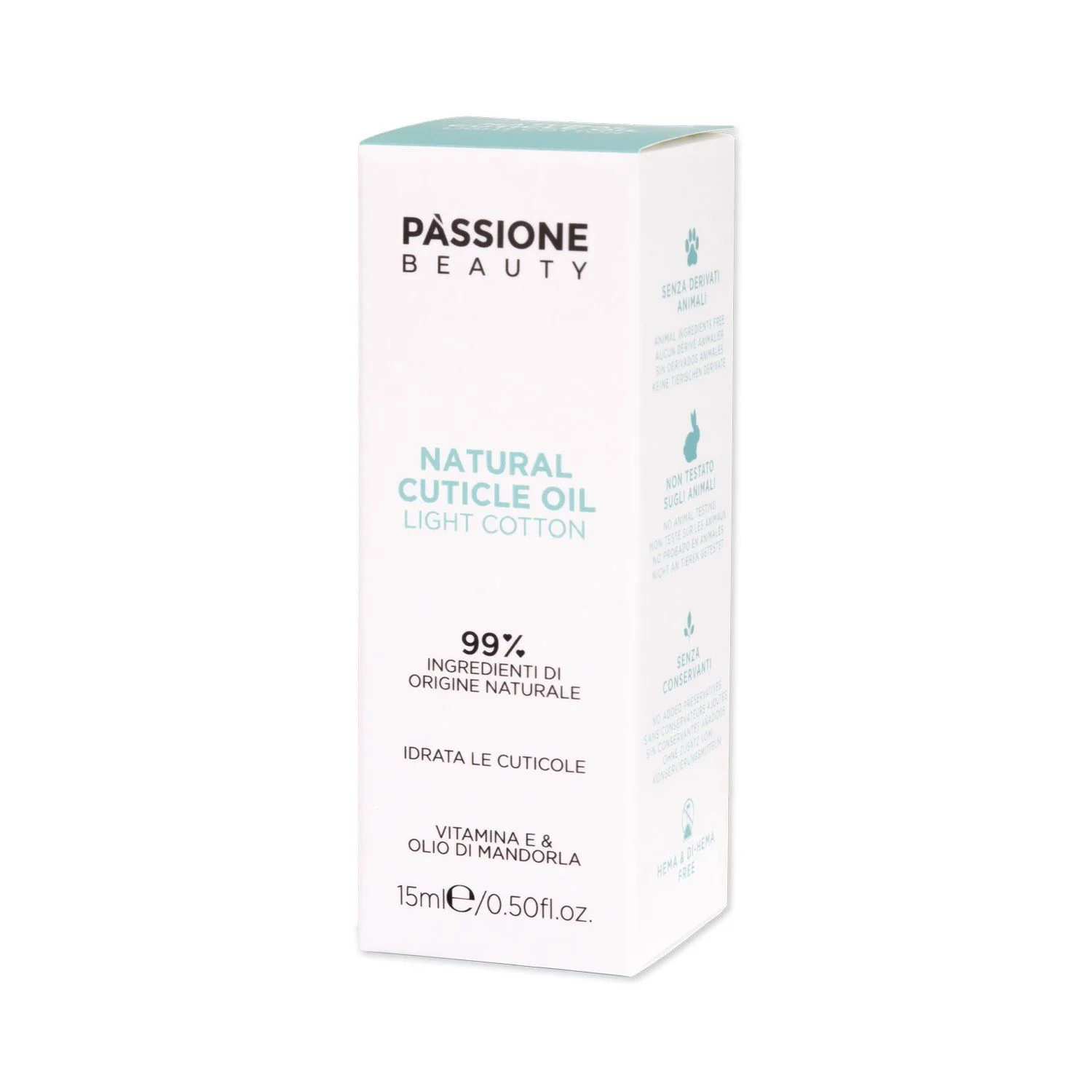 Natural Cuticle Oil Light Cotton  - Aceite para uñas y cutículas Light Cotton - detalle 1
