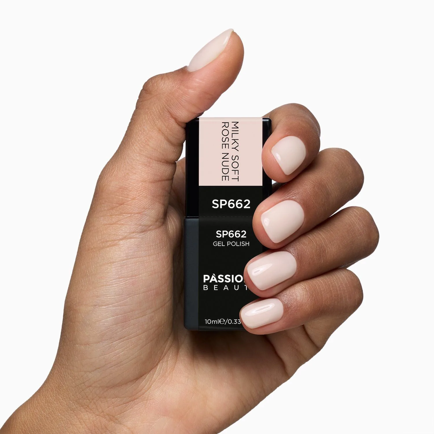 Gel Nail Polish SP662 Milky Soft Rose Nude - Milky Nude Pink Gel Polish - detail 1