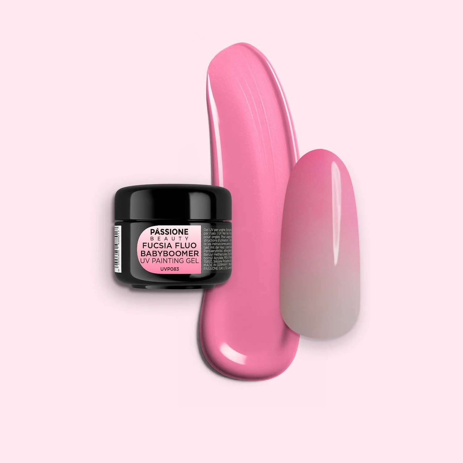 Fucsia Fluo Babyboomer UV Painting Gel - Babyboomer UV Painting Gel Fuchsia Fluo