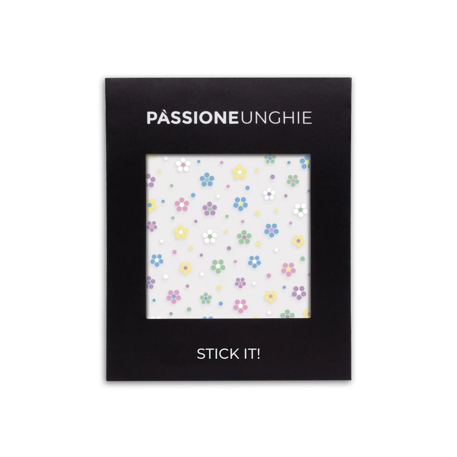 Dot Flowers - Nail Stickers - Stickers para nail art con flores y lunares - detalle 1