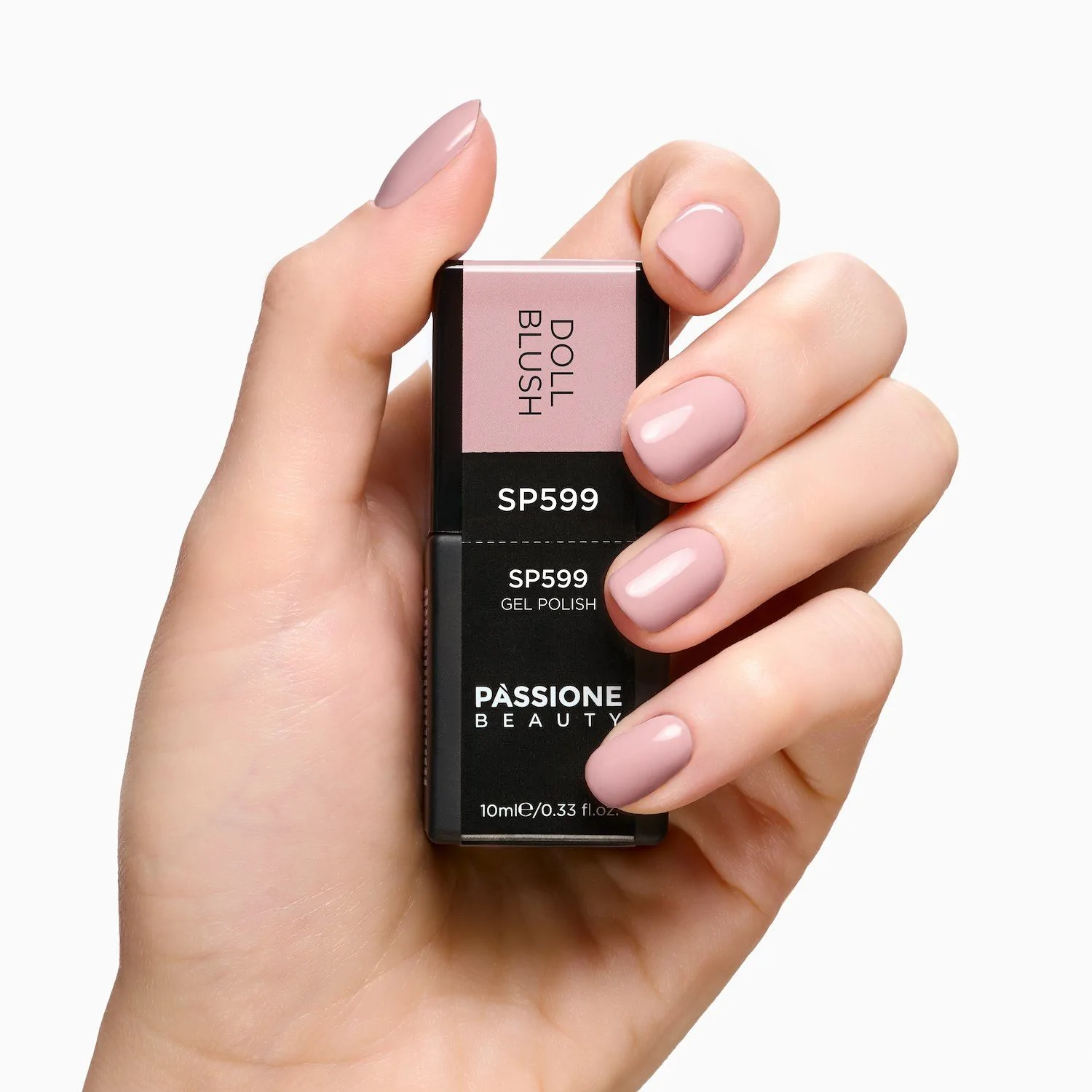 UV Nagellack SP599 Doll Blush - UV-Nagellack in pfirsichfarbener Nude-Rose - Detail 1