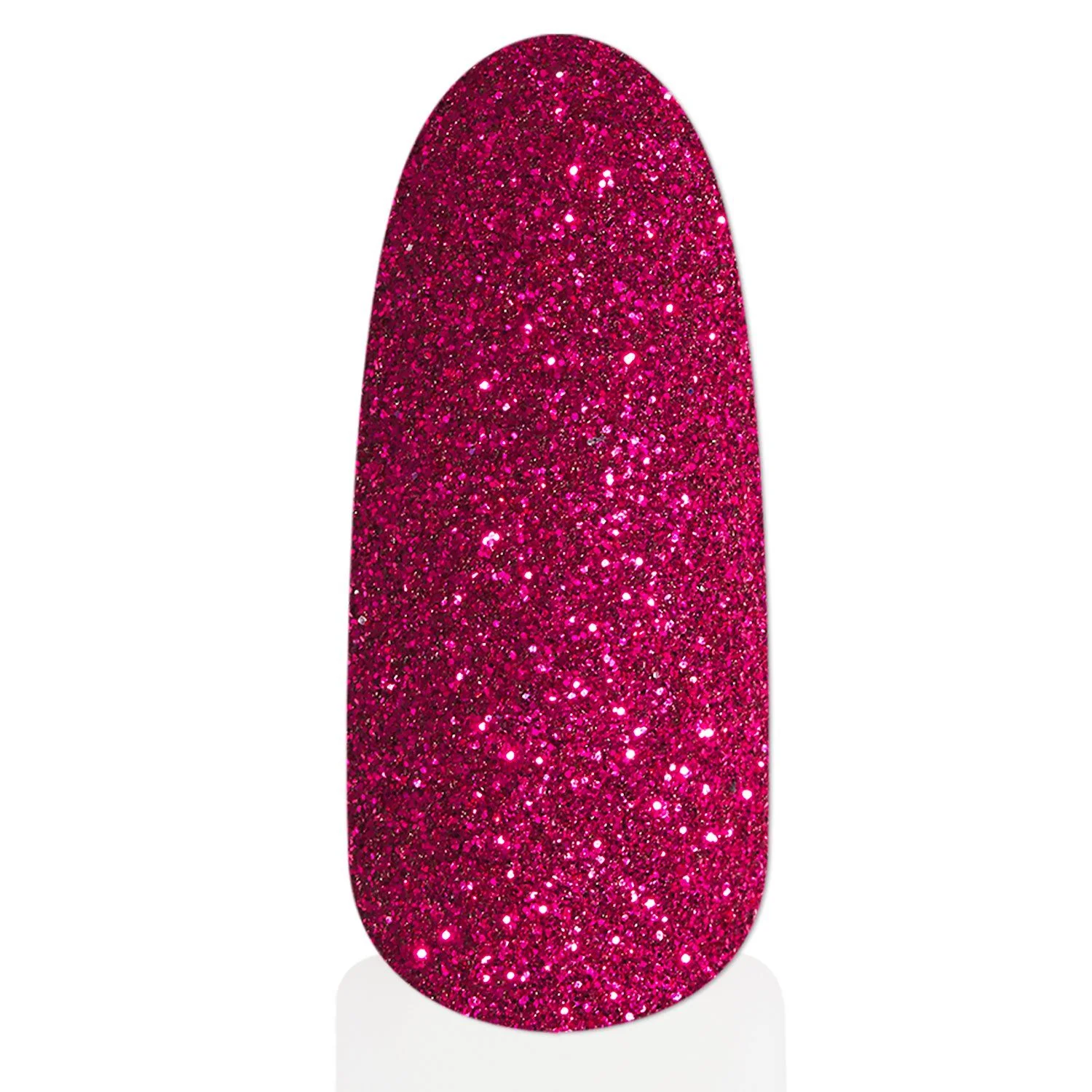 Biodegradable Fuchsia Glitter - Biodegradable nail glitter, colour fuchsia - detail 1