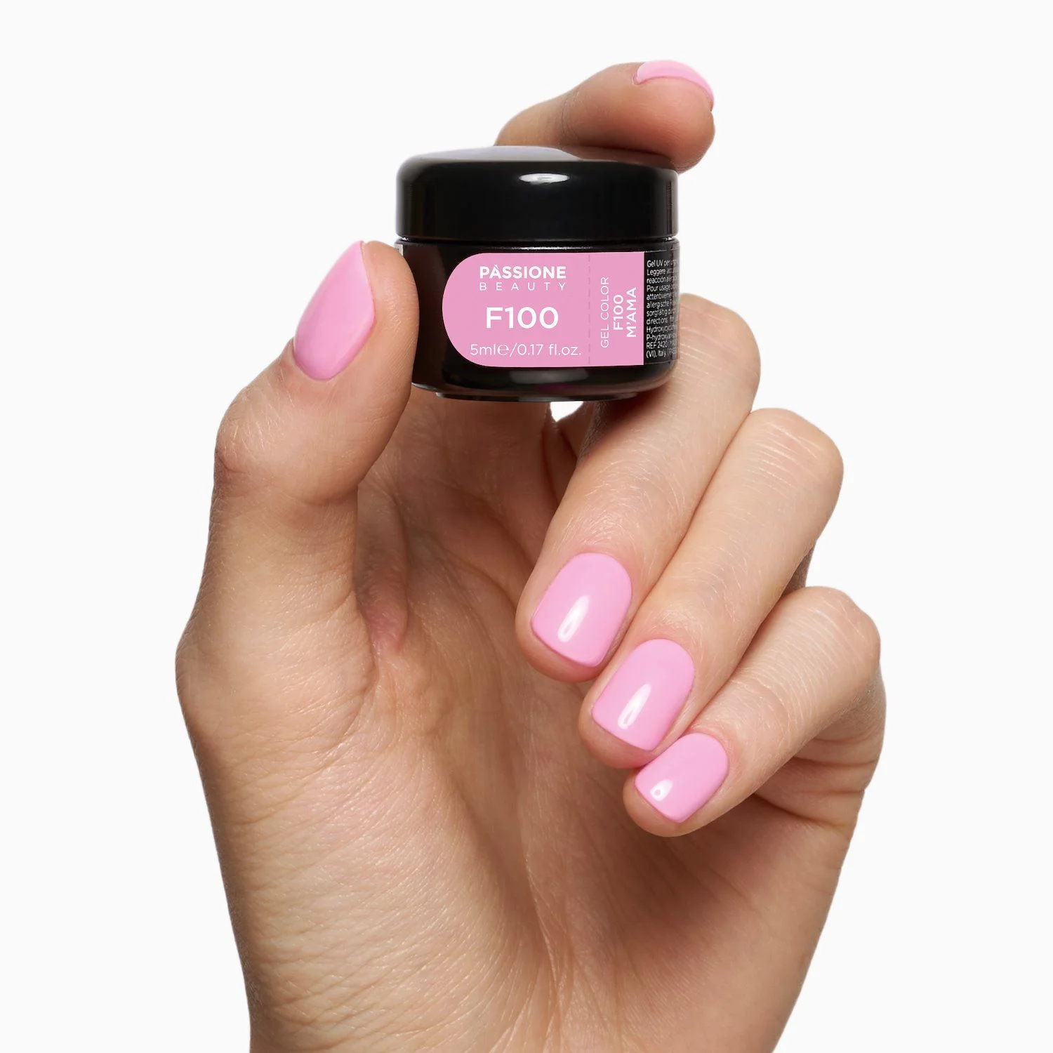 Gel Colour F100 M'Ama - Cold PinkSelf-sealing UV Gel Colour - detail 1
