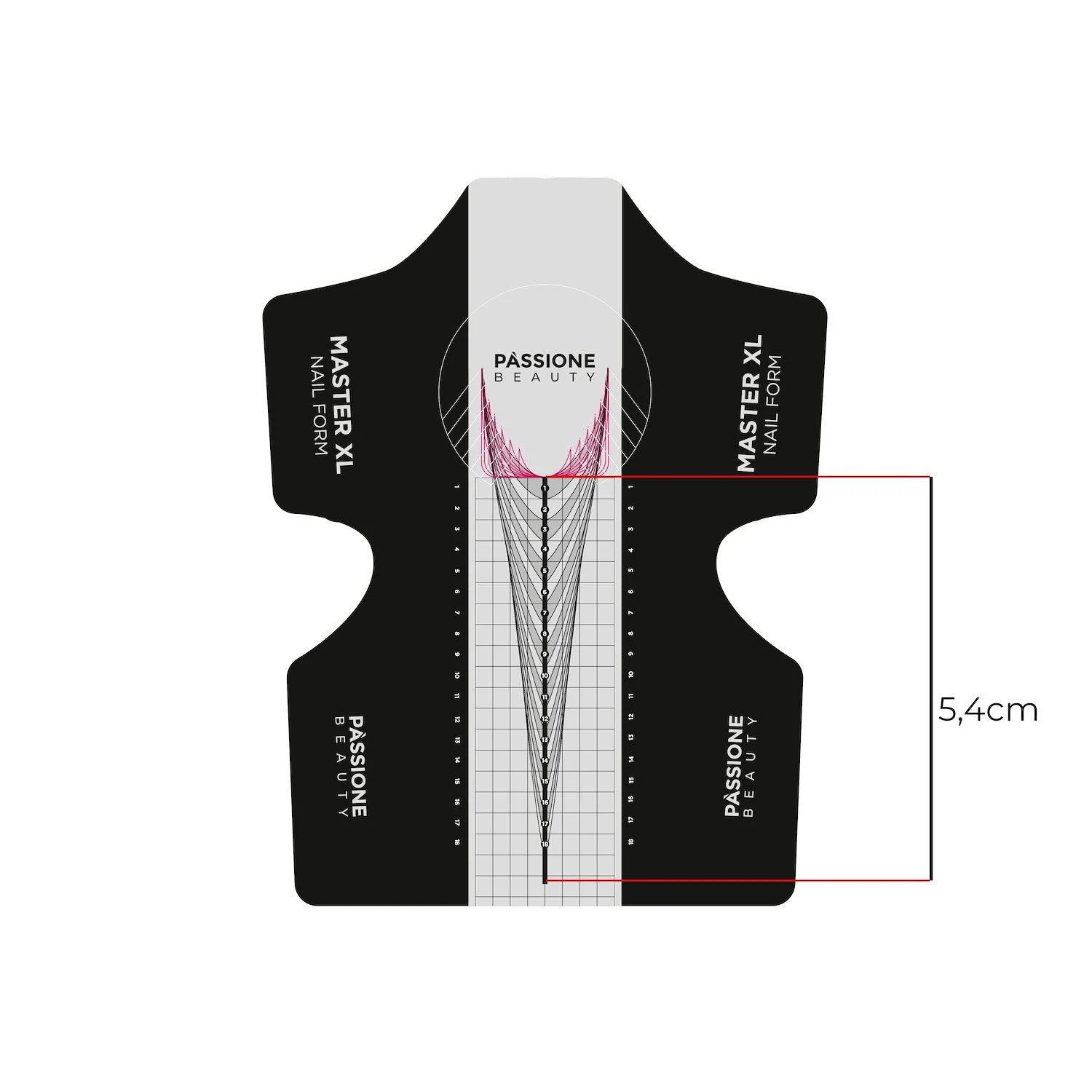 Master Nail Form Pro XL 500 pcs - Master Nail Forms in Aluminium for Professional Use - detail 1