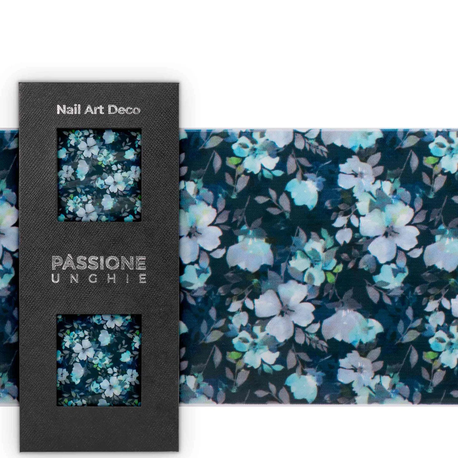 Blue dream - Transfer Foil - Nail Transfer Foil – flowers in pastel colours