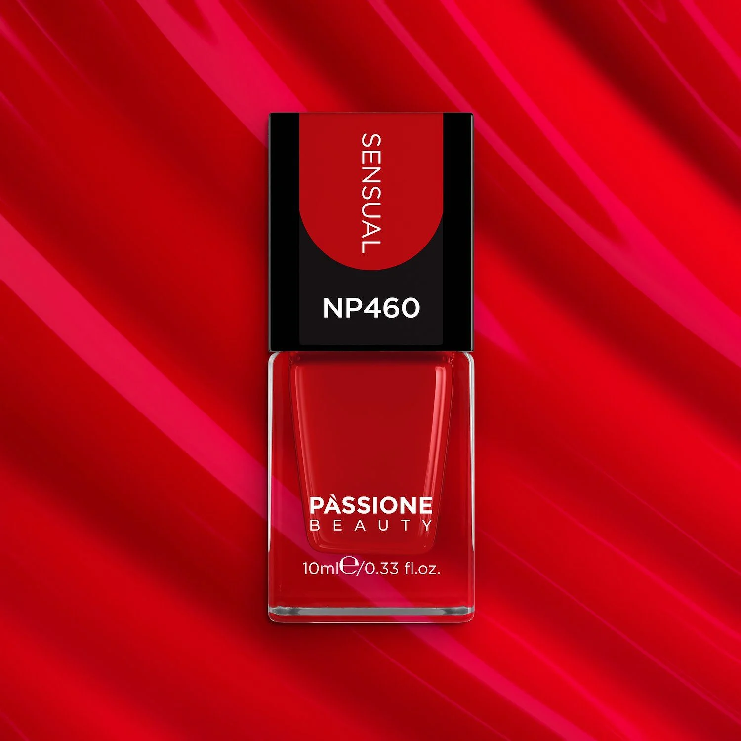 Nagellack NP460 Sensual - Roter Nagellack - Detail 1